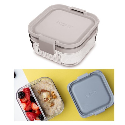 Packit Mod Snack Bento Container in Steel Gray