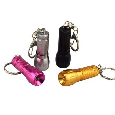 Aluminum Mini Torch LED Keychain