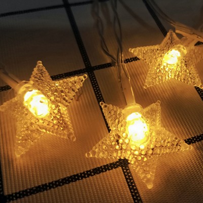 10M 80 Bulb Star String Lights