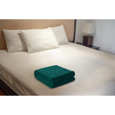 Jade Green 100% Polyester Antipill Fleece Blanket