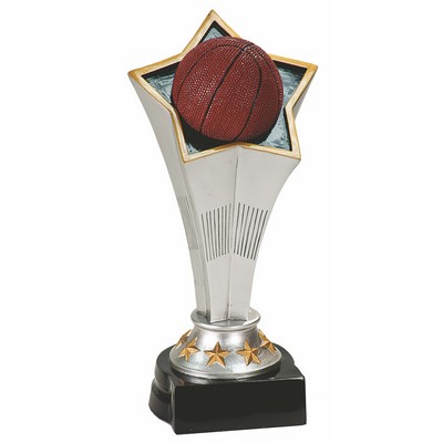 5 3/4" Basketball Rising Star Resin