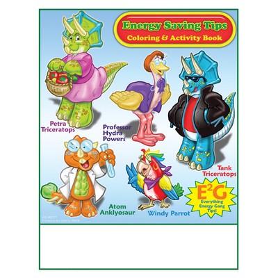 Energy Saving Tips Imprintable Coloring and Activity Book