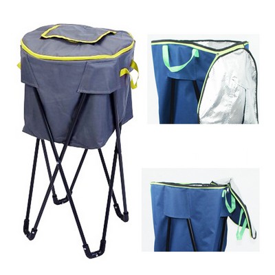 Folding Beach Cooler Chair/Stool