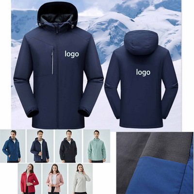 Waterproof Fleece Coat Winter Jackets