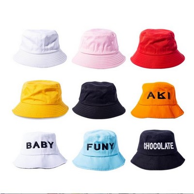 Unisex Washed Cotton Bucket Hat