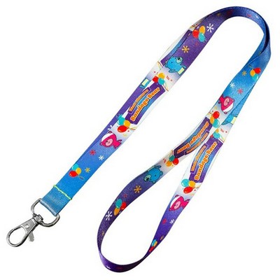 1/2" Full Color Lanyard