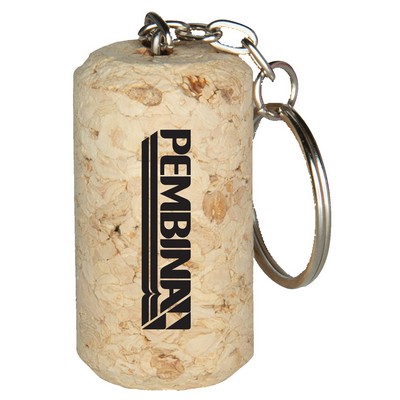 Wine Cork Keyring