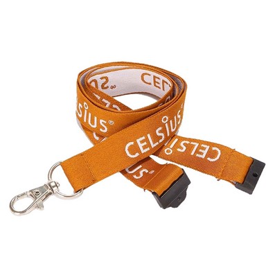 3/4" Woven Lanyard w/ Safety Breakaway