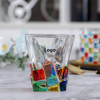 10 oz Diamond Cocktail Glass Whiskey Glass