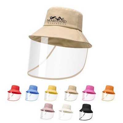 Adults Bucket Hat With Face Shield