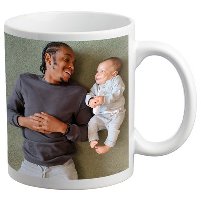 11 oz. Full Color Glossy Custom Photo Ceramic Mugs