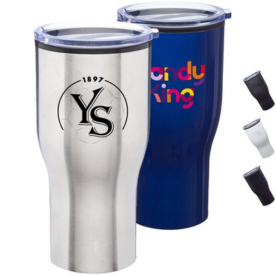 28 oz. Stainless Steel Travel Mugs w/ Plastic interior