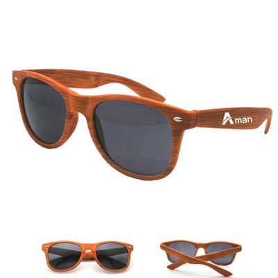 Wood Grain Sunglasses