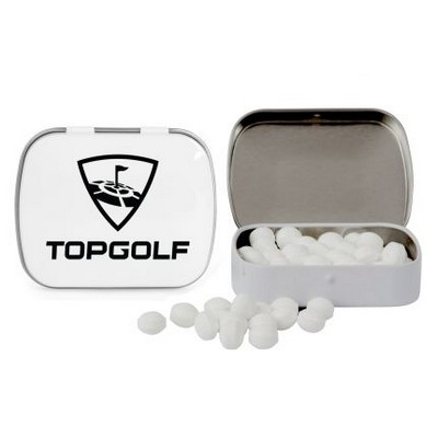 Domed Tin w/Golf Ball Shaped Mints