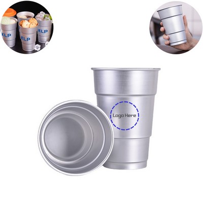 16 Oz. Aluminum Stadium Party Beer Cup