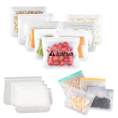 PEVA Reuseable Stand up Food Storage Bag