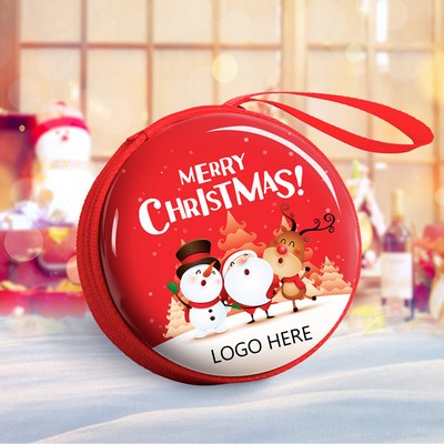 Christmas coin bag