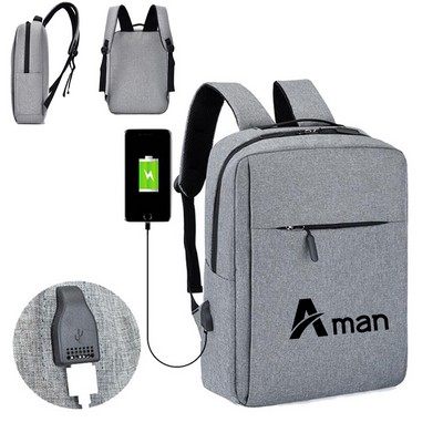 Laptop Backpack With USB Charging Port