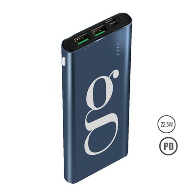 Keswick Sleek Aluminum 10000mAh Power Bank-10000mAh