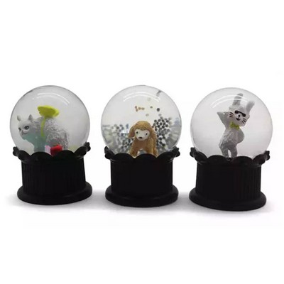 Custom Animal Glass Snow Globe