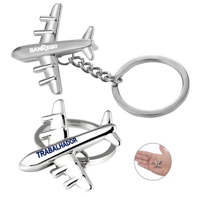 Jet Aircraft Keychain