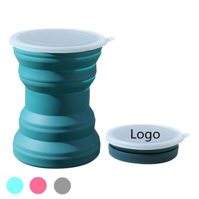 10oz Collapsible Silicone Travel Folding Cup