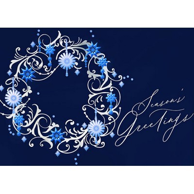 Artistic Wreath Greeting Card