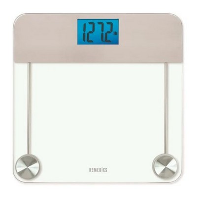 Homedics Stainless Steel/Glass Digital Bathroom Scale