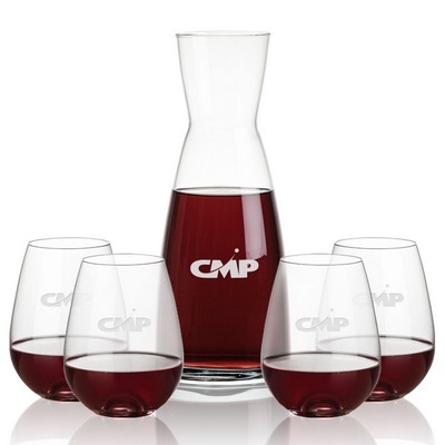 Winchester Carafe & 4 Edderton Stemless