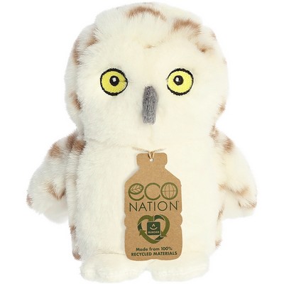 5" Mini Eco Snowy Owl Stuffed Animal