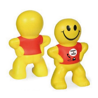 Custom Captain Smiley Shaped Stress Ball