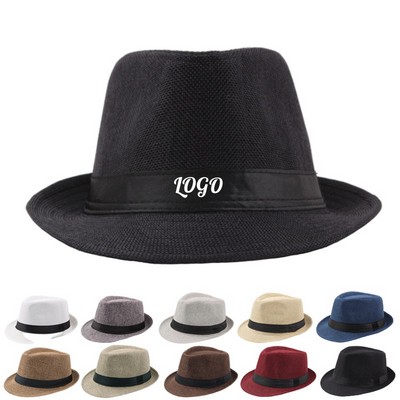 Breathable Linen Top Hat