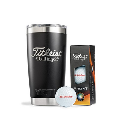 Titleist® 3-Ball & Yeti® Tumbler Set