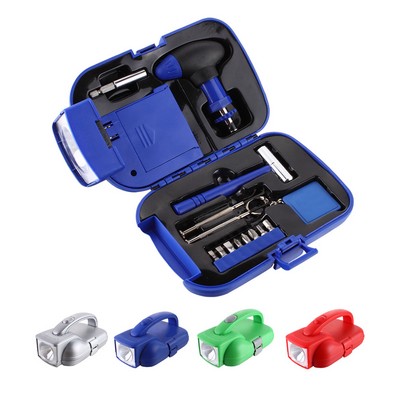 14-Piece Tool Set With Flashlight