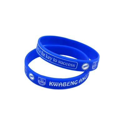 1/2" Screen Printed Wristbands