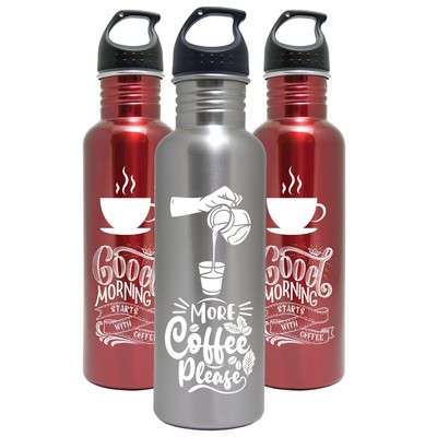 25 Oz. Stainless Steel Water Bottles