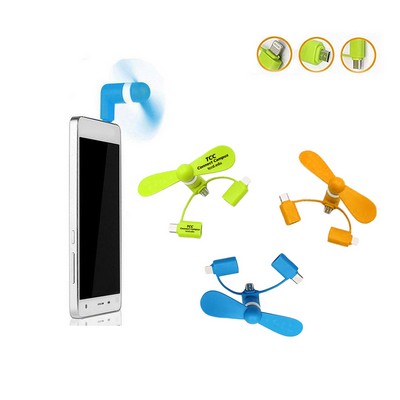 3-In-1 Mini Phone Fan