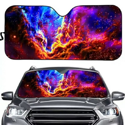 Full Printing Customized Foldable Car Visor Sun Shade