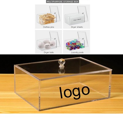 Acrylic Storage Case with Lid