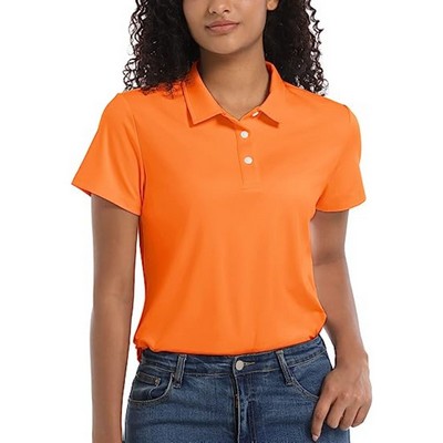 Hi-Viz Non-ANSI Women's Safety Workwear Polo