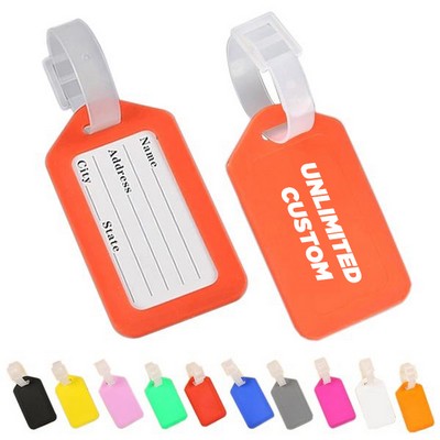 Custom Plastic Luggage Tag