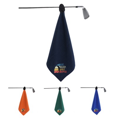 Magnetic PU Golf Sports Towel