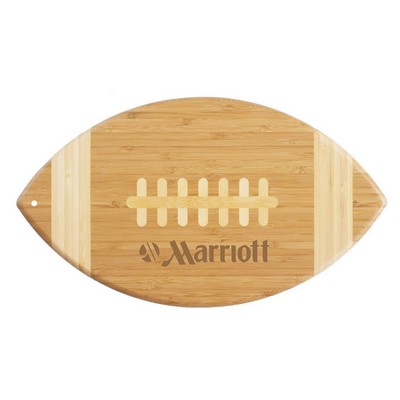 Football Shaped Bamboo Chopping Board - OCEAN