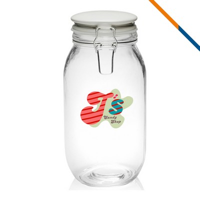 Gasic Glass Storage Jars - 51 OZ.