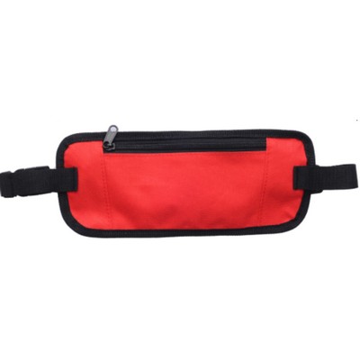 Dye Sublimation 600D Waist Bags W/1 Zippers 11"W X 4.5"H