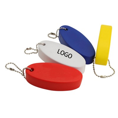 Oval Floater Foam Keychain