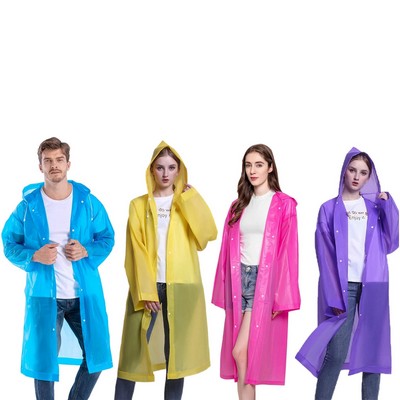 Reusable EVA Raincoat