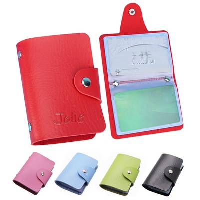 PU Leather Credit Card Holder