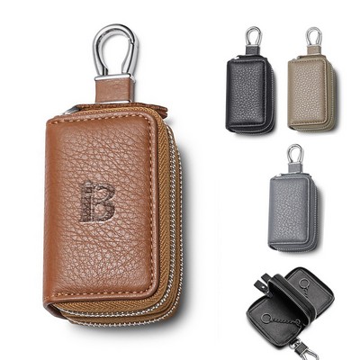 Genuine Leather Car Key Chain Keychain Holder