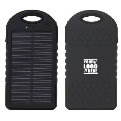 Solar Power Bank with carabiner 4000 mAh